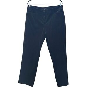 Eileen Fisher Womens Velvet Pants Large Straight  Career Professor Work ‎ Office